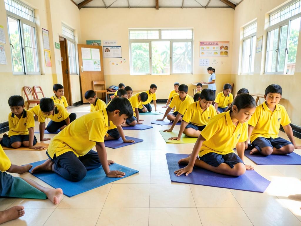 Yoga at The Zion Public School