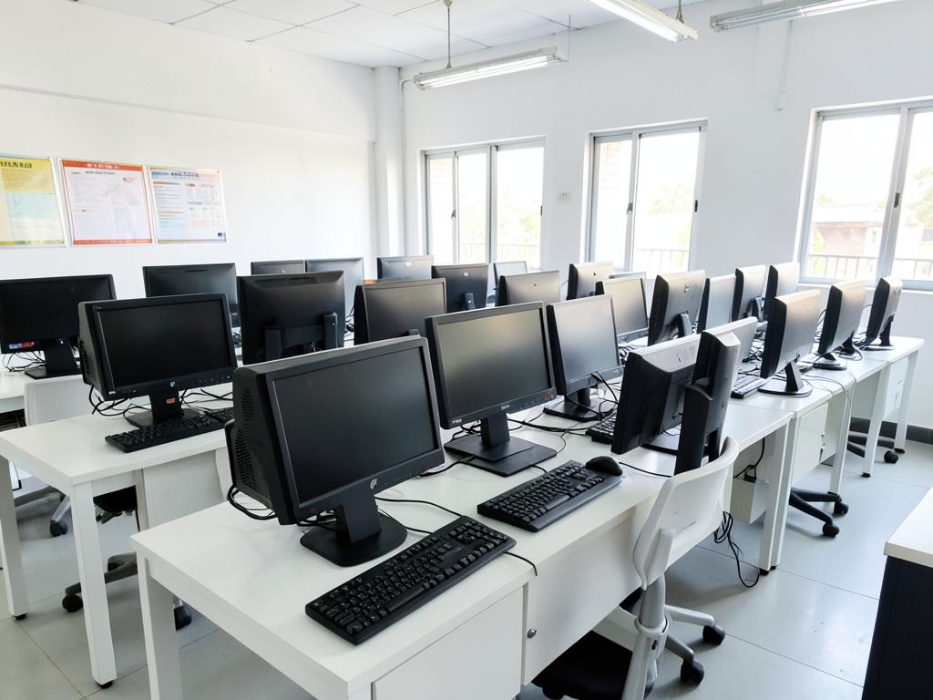 Computer Laboratory at The Zion Public School, Gobardanga