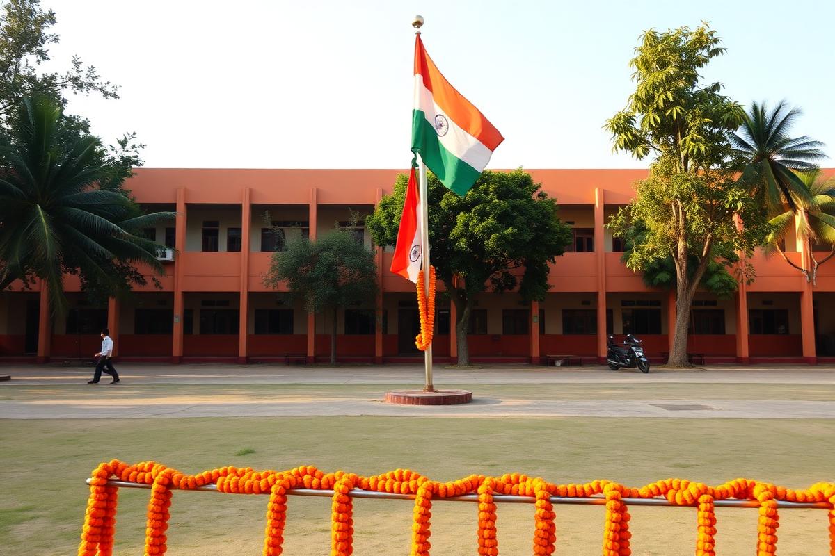 Independence Day Celebration at The Zion Public School